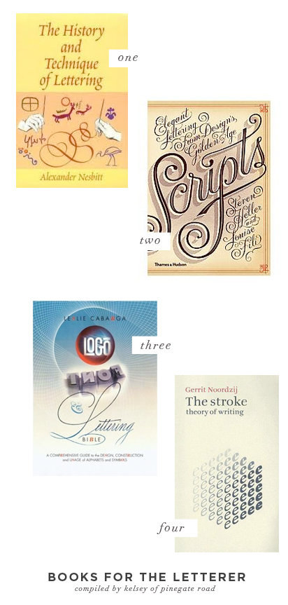 TYPO GRAPHIC-books for the letterer by kelsey of pinegate road