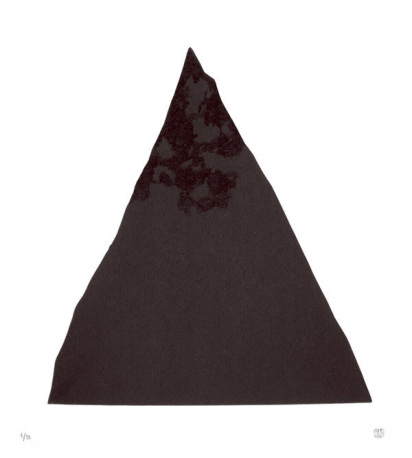 black triangle art print