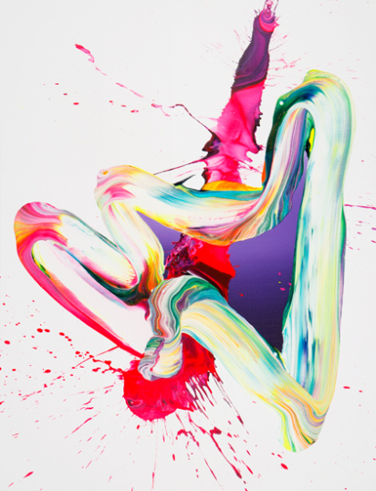 yago hortal neon abstract art