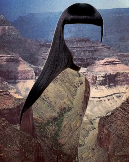hair and mountains