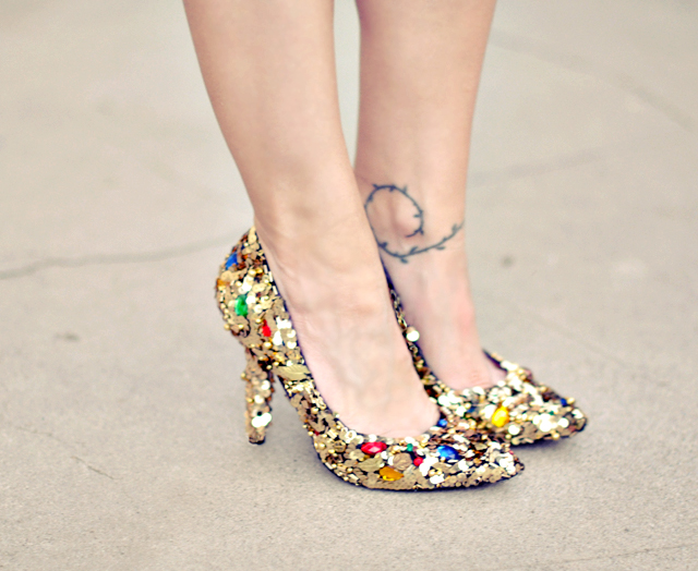 embellished shoes