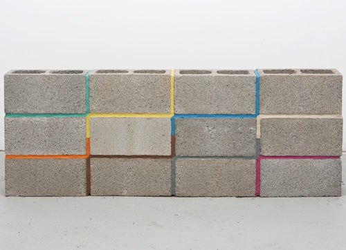 color concrete blocks