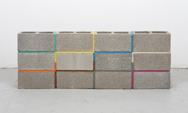 color concrete blocks