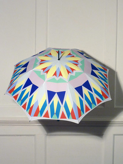 multi-colored umbrella