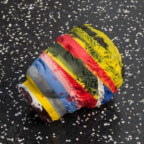 multicolored bust