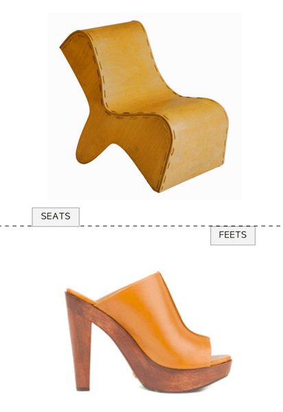 chair and shoe