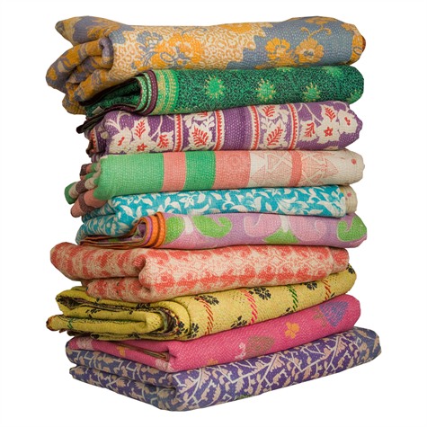 vintage kantha quilts