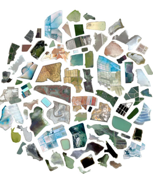 google satellite art