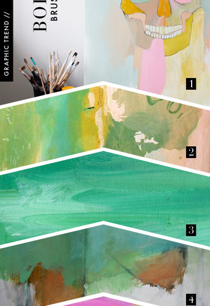 graphic trends bold brush strokes