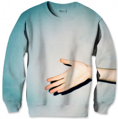 hand sweatshirt