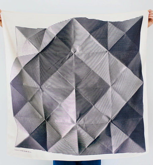 geometric scarf
