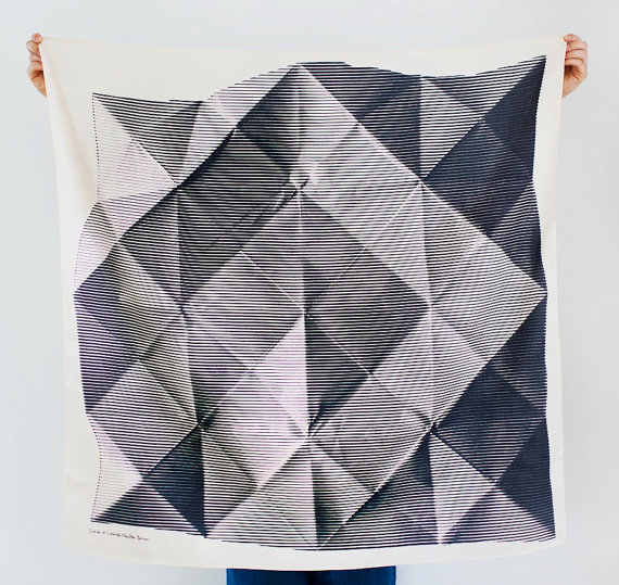 geometric scarf